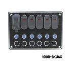 AAA - 5 Gang Switch Panel - With USB Ports ( Type A + Type C)